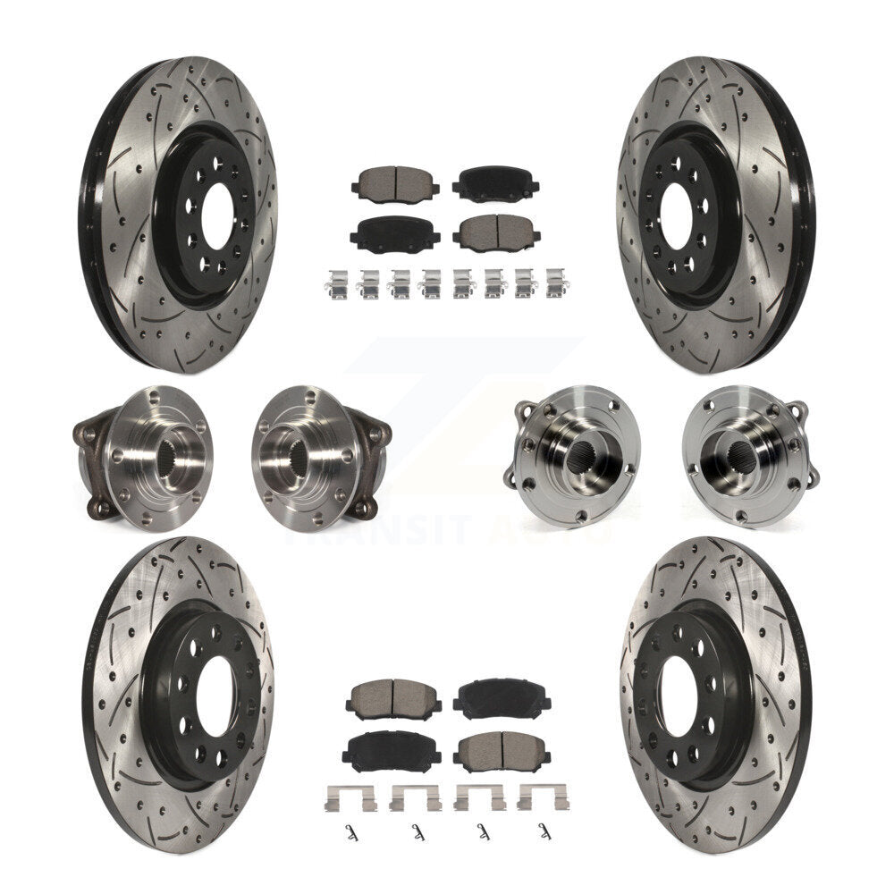 Transit Auto KBB-120048 Wheel Bearing and Hub Assembly for 2015-2017 Chrysler 200 - Front and Rear product image
