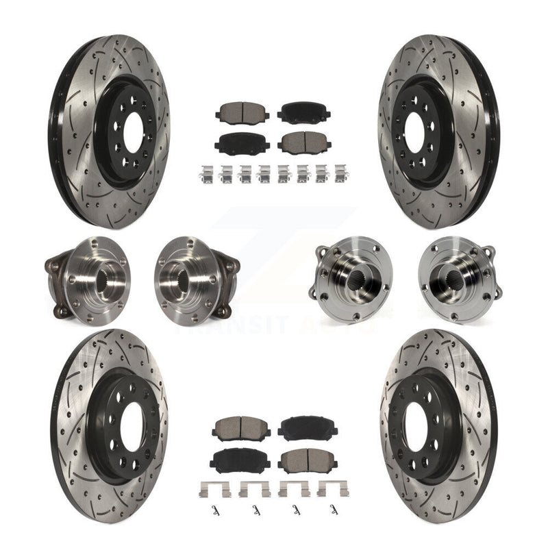 Transit Auto KBB-120048 Wheel Bearing and Hub Assembly for 2015-2017 Chrysler 200 - Front and Rear product image