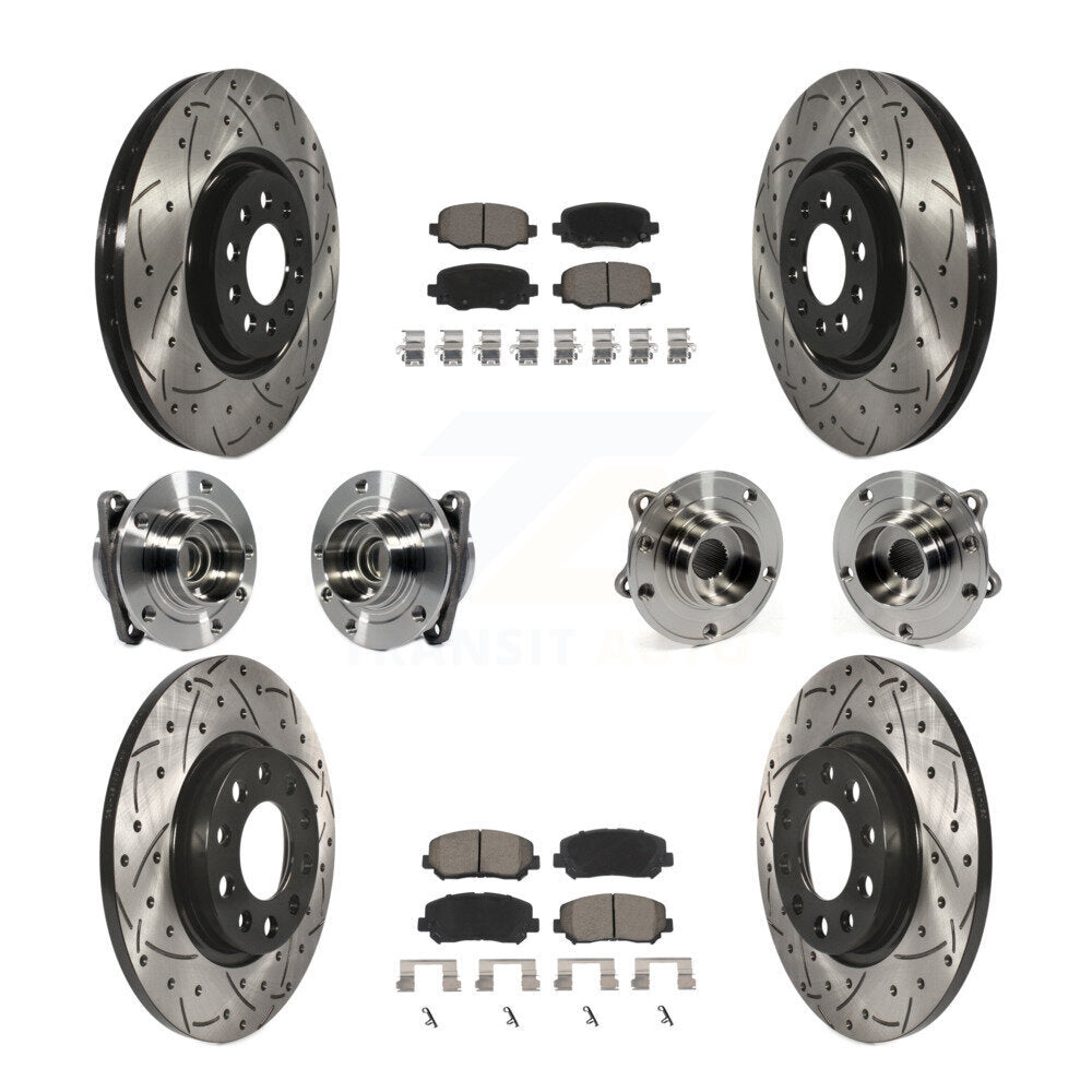 Transit Auto KBB-120050 Wheel Bearing and Hub Assembly for 2015-2017 Chrysler 200 - Front and Rear product image