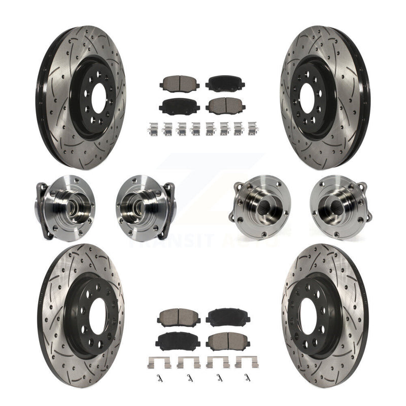 Transit Auto KBB-120050 Wheel Bearing and Hub Assembly for 2015-2017 Chrysler 200 - Front and Rear product image