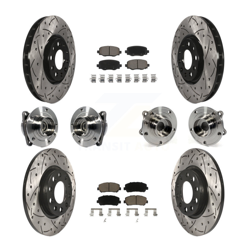 Transit Auto KBB-120051 Wheel Bearing and Hub Assembly for 2015-2017 Chrysler 200 - Front and Rear product image
