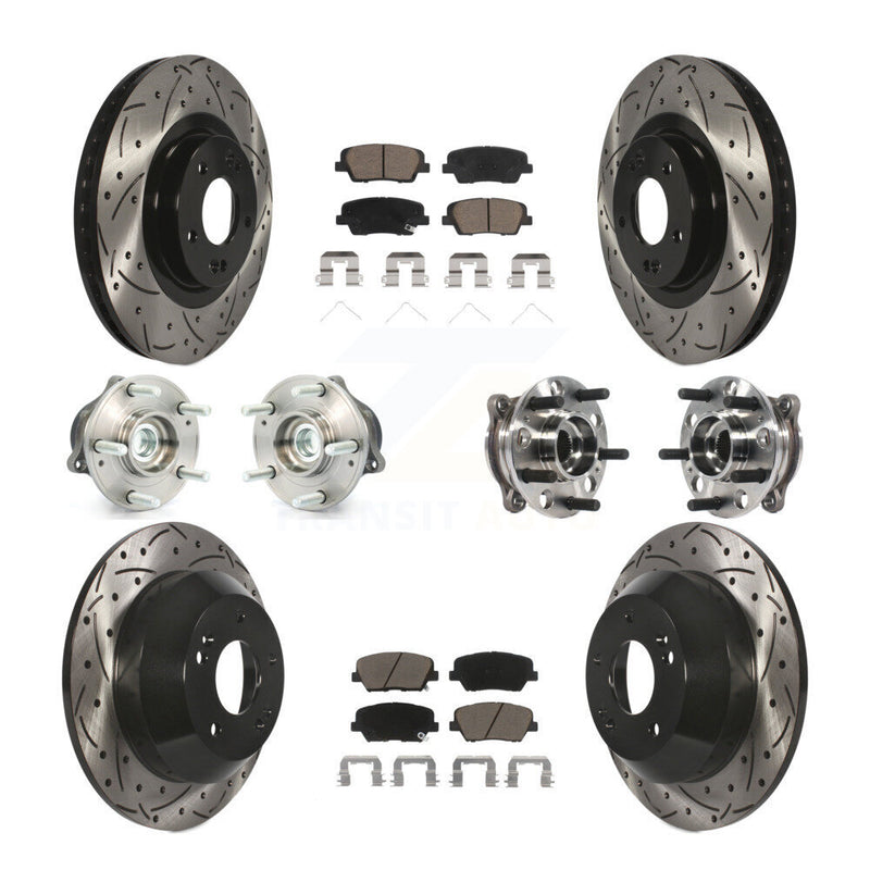 Transit Auto KBB-120054 Wheel Bearing and Hub Assembly for 2017-2018 Hyundai Santa Fe Sport - Front and Rear product image