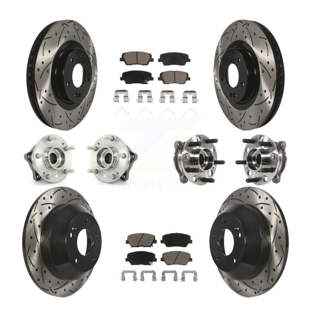 Transit Auto KBB-120055 Wheel Bearing and Hub Assembly for 2017-2018 Hyundai Santa Fe Sport - Front and Rear product image