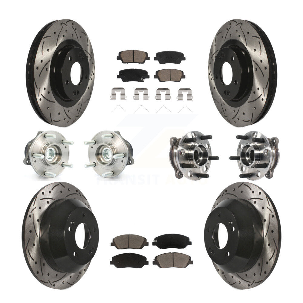 Transit Auto KBB-120056 Wheel Bearing and Hub Assembly for 2017-2019 Hyundai Santa Fe, Hyundai Santa Fe XL - Front and Rear product image