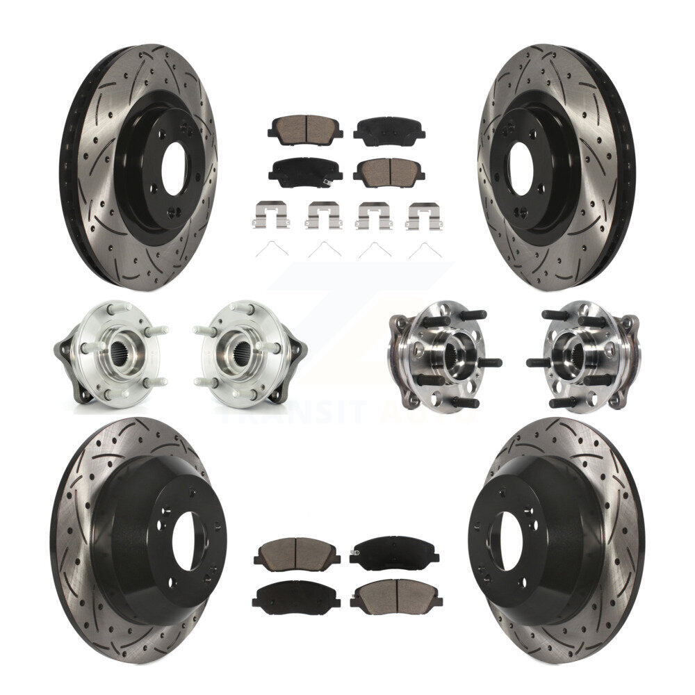 Transit Auto KBB-120057 Wheel Bearing and Hub Assembly for 2017-2019 Hyundai Santa Fe, Hyundai Santa Fe XL - Front and Rear product image