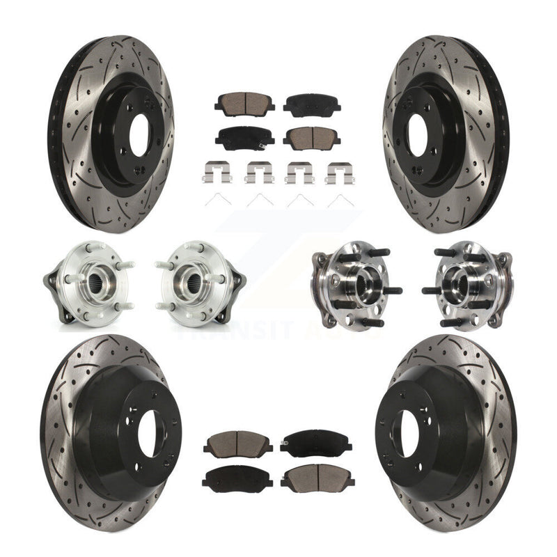 Transit Auto KBB-120057 Wheel Bearing and Hub Assembly for 2017-2019 Hyundai Santa Fe, Hyundai Santa Fe XL - Front and Rear product image