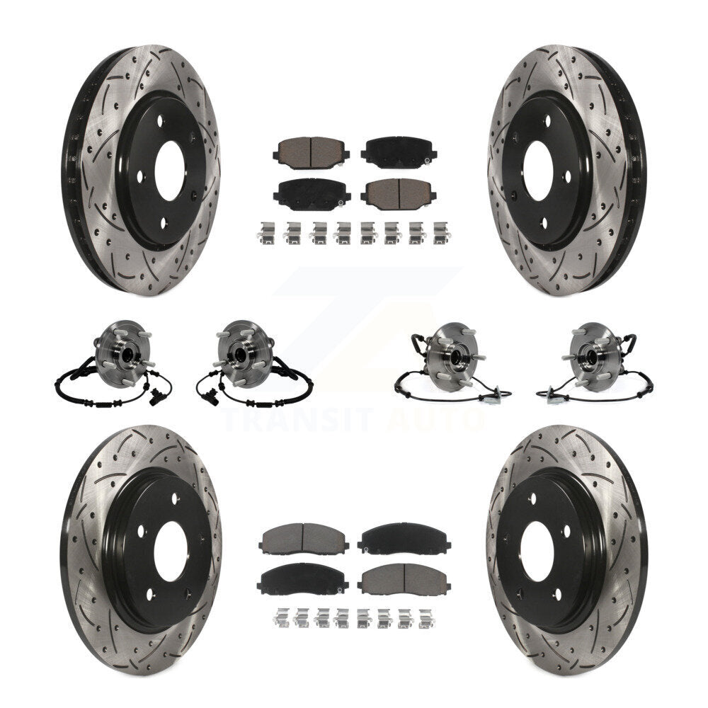 Transit Auto KBB-120061 Wheel Bearing and Hub Assembly for 2017-2018 Dodge Grand Caravan - Front and Rear product image