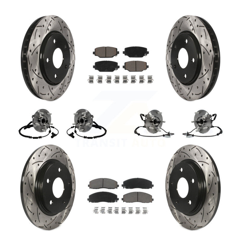 Transit Auto KBB-120061 Wheel Bearing and Hub Assembly for 2017-2018 Dodge Grand Caravan - Front and Rear product image