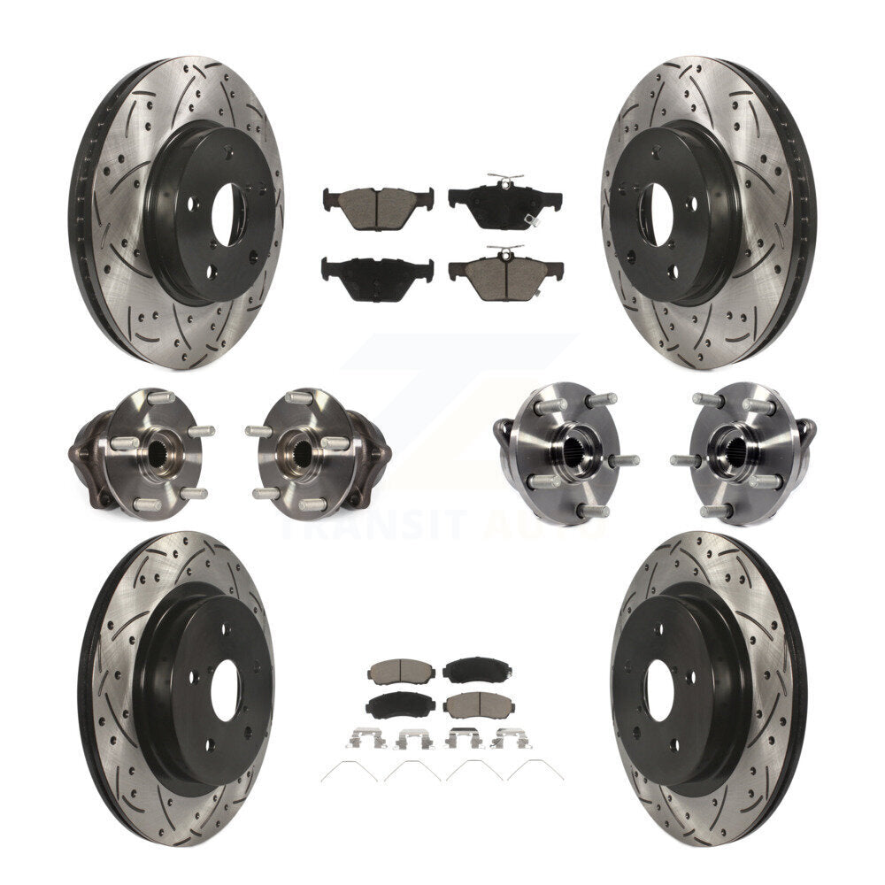 Transit Auto KBB-120071 Wheel Bearing and Hub Assembly for 2016-2019 Subaru Legacy - Front and Rear product image