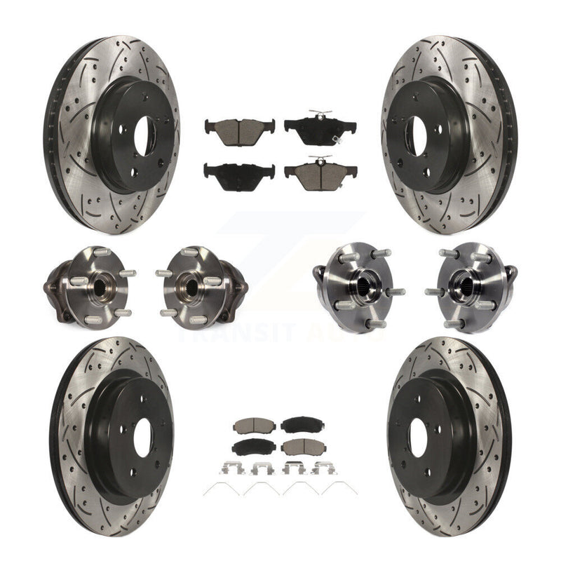 Transit Auto KBB-120071 Wheel Bearing and Hub Assembly for 2016-2019 Subaru Legacy - Front and Rear product image