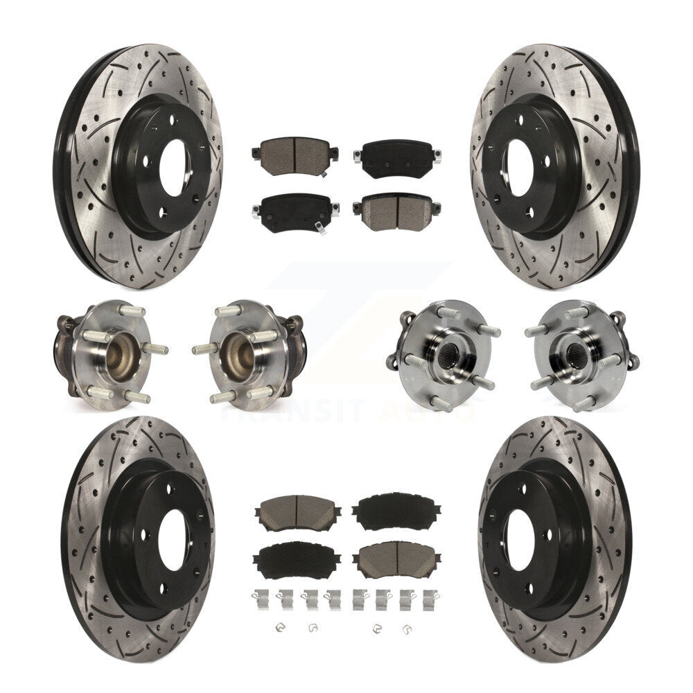 Transit Auto KBB-120074 Wheel Bearing and Hub Assembly for 2016-2018 Mazda 6 - Front and Rear product image