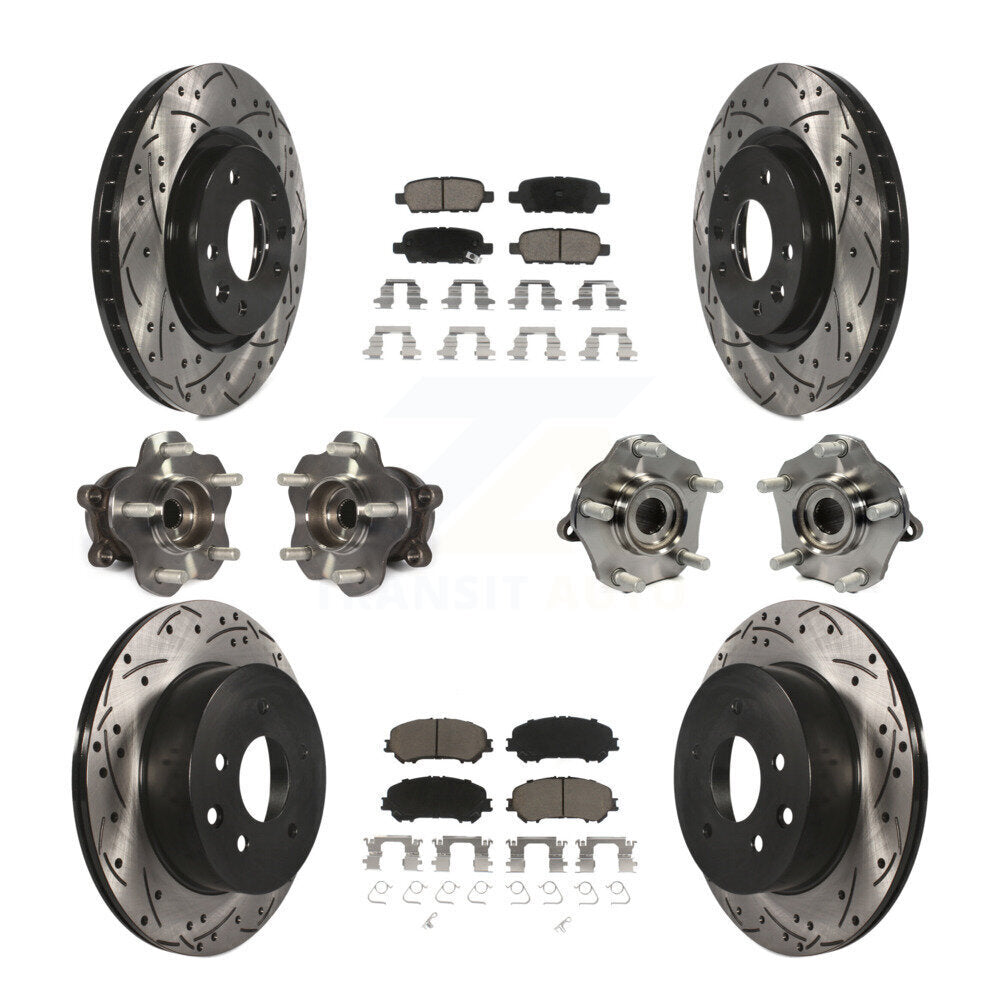 Transit Auto KBB-120075 Wheel Bearing and Hub Assembly for 2017-2022 Nissan Rogue Sport, Nissan Qashqai - Front and Rear product image