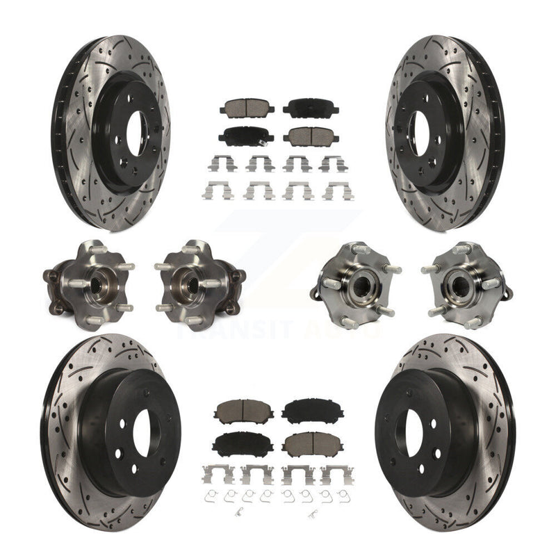 Transit Auto KBB-120075 Wheel Bearing and Hub Assembly for 2017-2022 Nissan Rogue Sport, Nissan Qashqai - Front and Rear product image