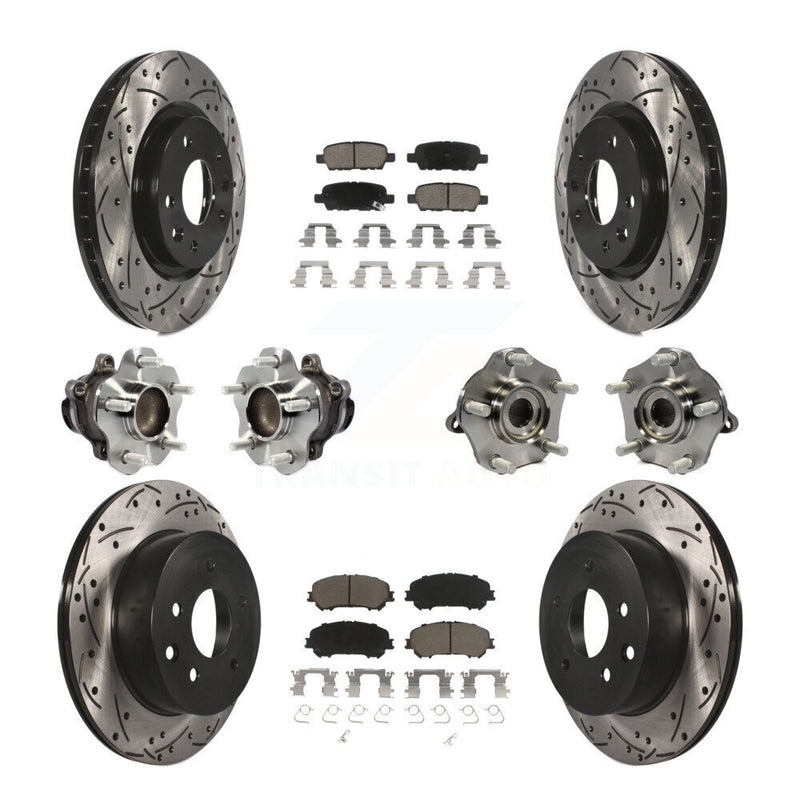 Transit Auto KBB-120077 Wheel Bearing and Hub Assembly for 2014-2022 Nissan Rogue, Nissan Rogue Sport, Nissan Qashqai - Front and Rear product image
