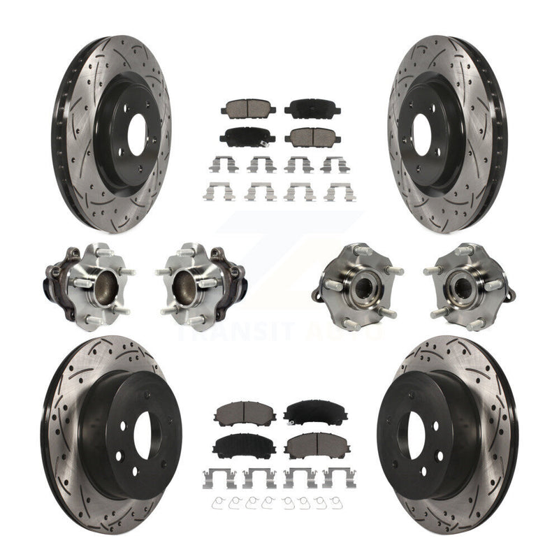 Transit Auto KBB-120078 Wheel Bearing and Hub Assembly for 2014-2019 Nissan Rogue - Front and Rear product image