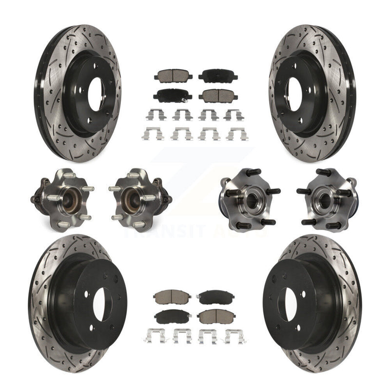 Transit Auto KBB-120080 Wheel Bearing and Hub Assembly for 2013-2019 Nissan Sentra - Front and Rear product image