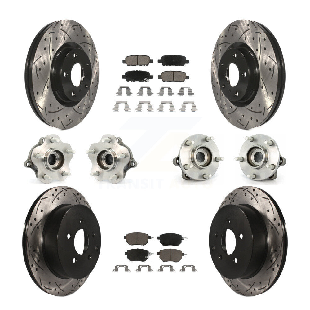 Transit Auto KBB-120081 Wheel Bearing and Hub Assembly for 2005-2007 Nissan Murano - Front and Rear product image