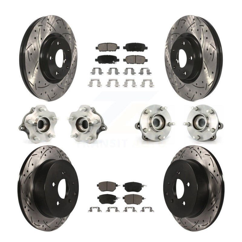 Transit Auto KBB-120081 Wheel Bearing and Hub Assembly for 2005-2007 Nissan Murano - Front and Rear product image