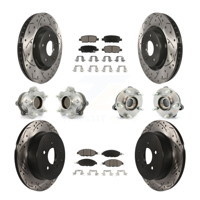 Transit Auto KBB-120086 Wheel Bearing and Hub Assembly for 2013-2020 Nissan Murano, INFINITI QX60, INFINITI JX35 & more - Front and Rear product image