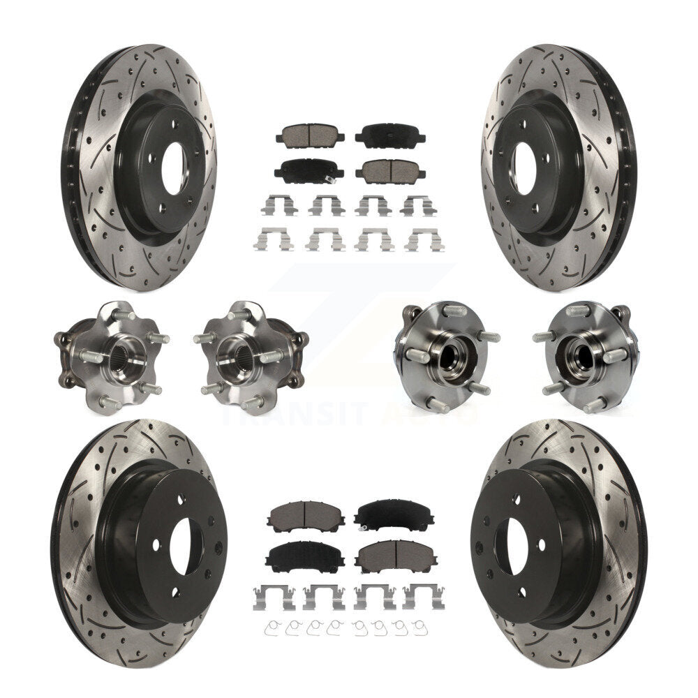 Transit Auto KBB-120090 Wheel Bearing and Hub Assembly for 2016-2017 INFINITI QX50 - Front and Rear product image