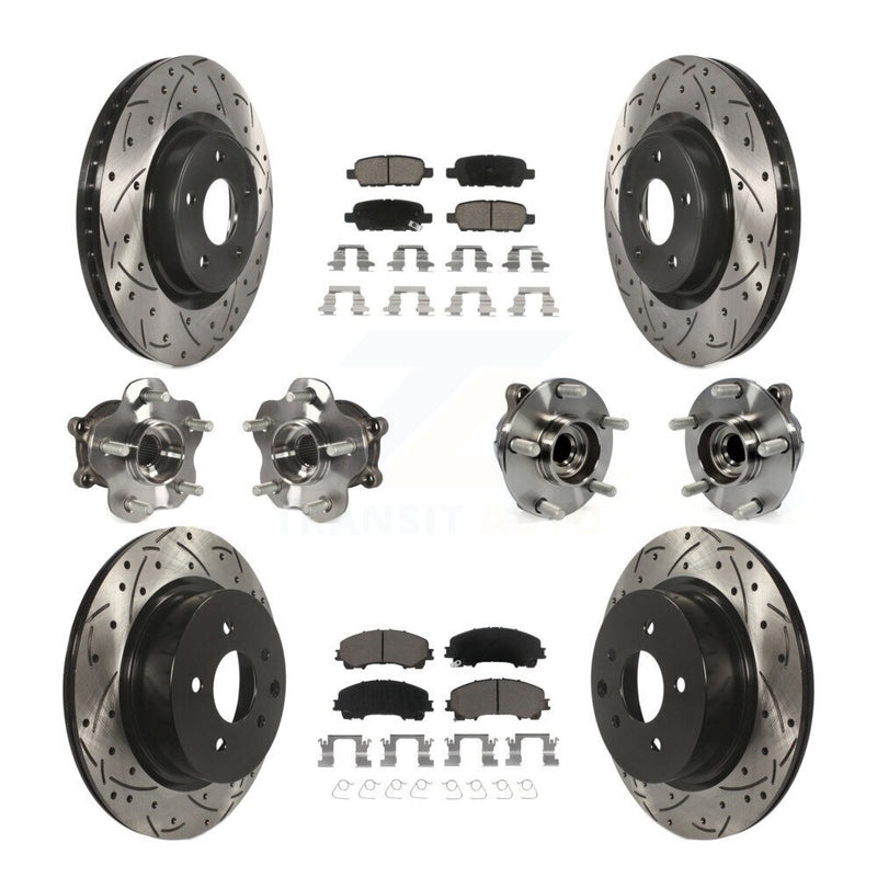 Transit Auto KBB-120090 Wheel Bearing and Hub Assembly for 2016-2017 INFINITI QX50 - Front and Rear product image