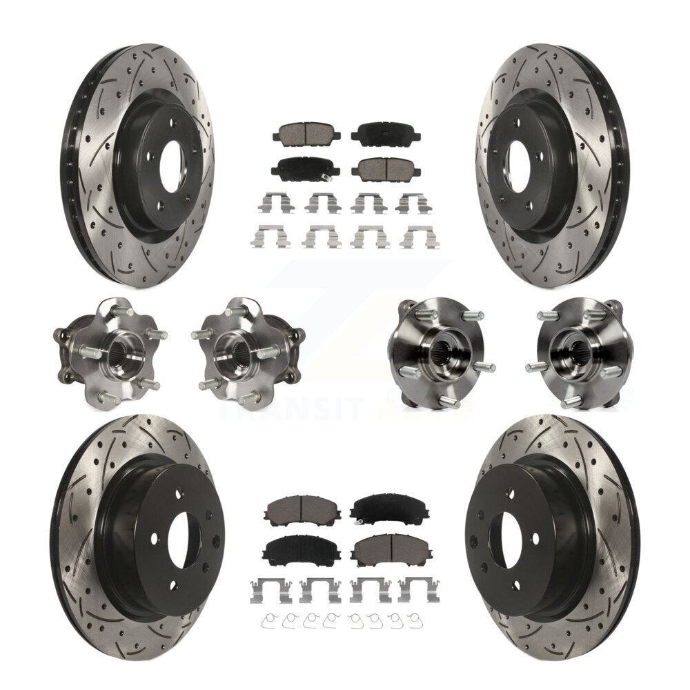 Transit Auto KBB-120091 Wheel Bearing and Hub Assembly for 2016-2017 INFINITI QX50 - Front and Rear product image