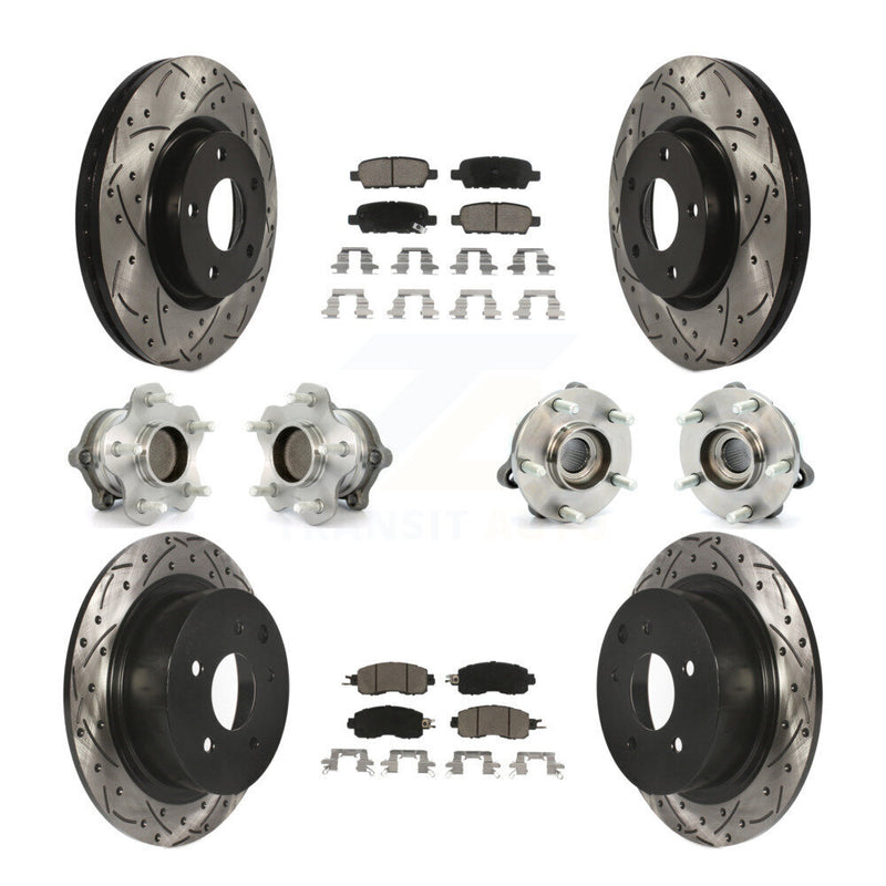 Transit Auto KBB-120096 Wheel Bearing and Hub Assembly for 2013-2018 Nissan Altima - Front and Rear product image