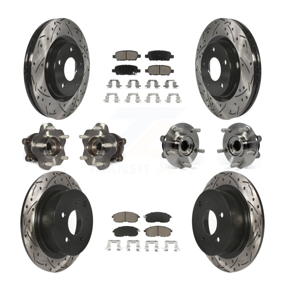 Transit Auto KBB-120098 Wheel Bearing and Hub Assembly for 2014-2017 Nissan Juke - Front and Rear product image