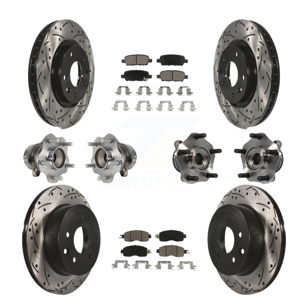 Transit Auto KBB-120103 Wheel Bearing and Hub Assembly for 2014-2017 Nissan LEAF - Front and Rear product image