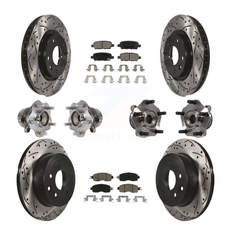 Transit Auto KBB-120103 Wheel Bearing and Hub Assembly for 2014-2017 Nissan LEAF - Front and Rear product image