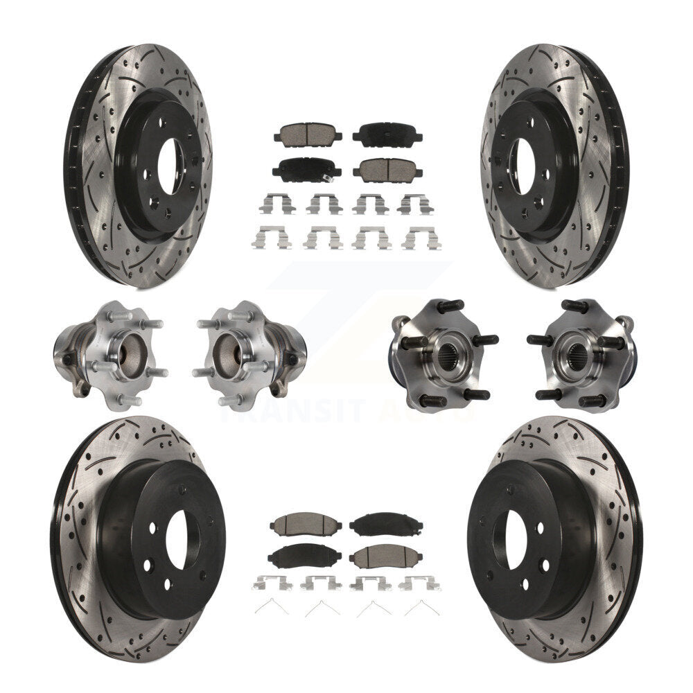 Transit Auto KBB-120108 Wheel Bearing and Hub Assembly for 2015 Nissan LEAF - Front and Rear product image