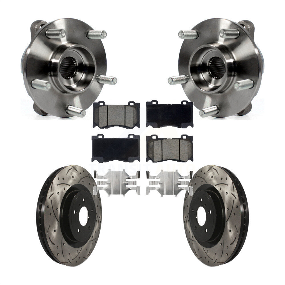 Transit Auto KBB-120124 Wheel Bearing and Hub Assembly for 2009-2023 INFINITI Q60, INFINITI Q70L, INFINITI Q50 & more - Front product image