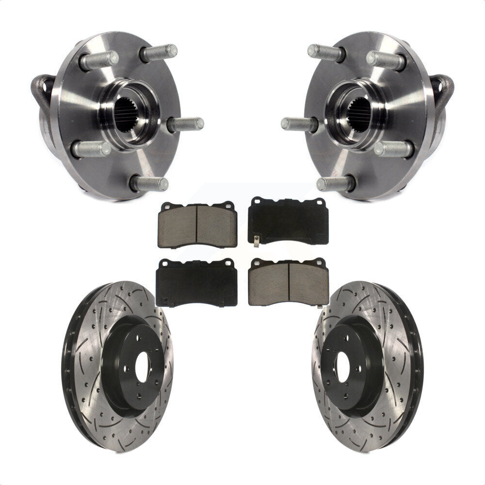 Transit Auto KBB-120130 Wheel Bearing and Hub Assembly for 2005-2017 Subaru Impreza, Subaru WRX STI - Front product image