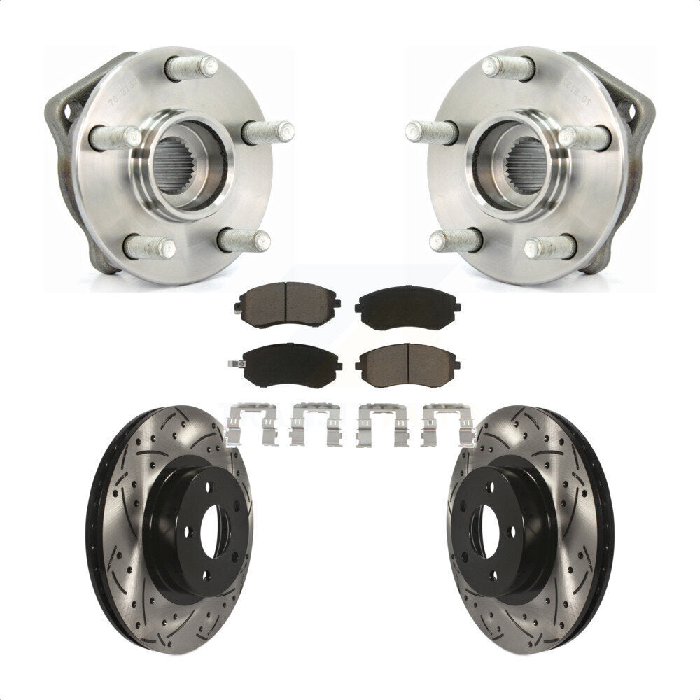 Transit Auto KBB-120131 Wheel Bearing and Hub Assembly for 2005-2010 Subaru Impreza, Subaru Legacy - Front product image