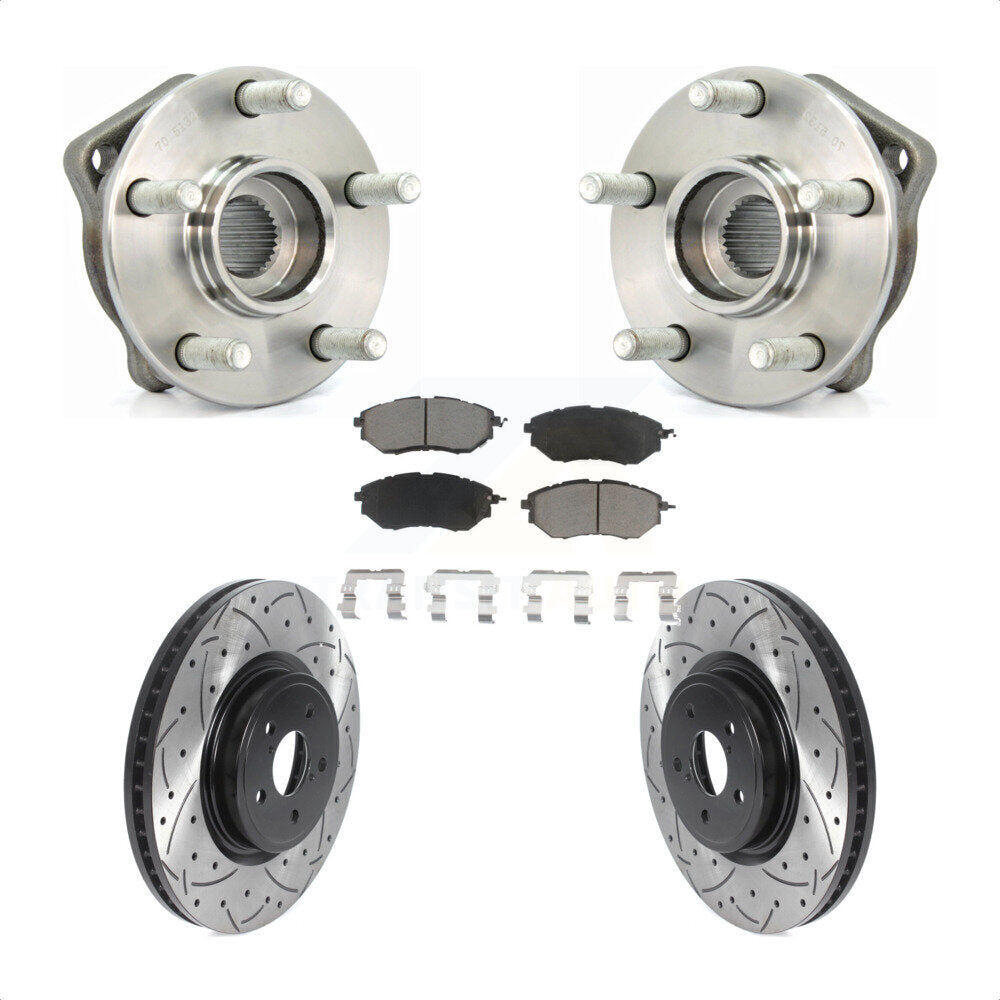 Transit Auto KBB-120135 Wheel Bearing and Hub Assembly for 2005-2014 Subaru Forester, Subaru Legacy, Subaru Outback - Front product image