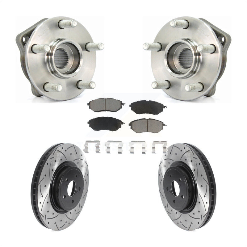 Transit Auto KBB-120135 Wheel Bearing and Hub Assembly for 2005-2014 Subaru Forester, Subaru Legacy, Subaru Outback - Front product image