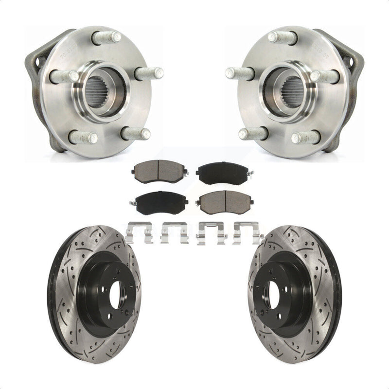 Transit Auto KBB-120137 Wheel Bearing and Hub Assembly for 2011-2014 Subaru Impreza, Subaru Legacy, Subaru Outback & more - Front product image