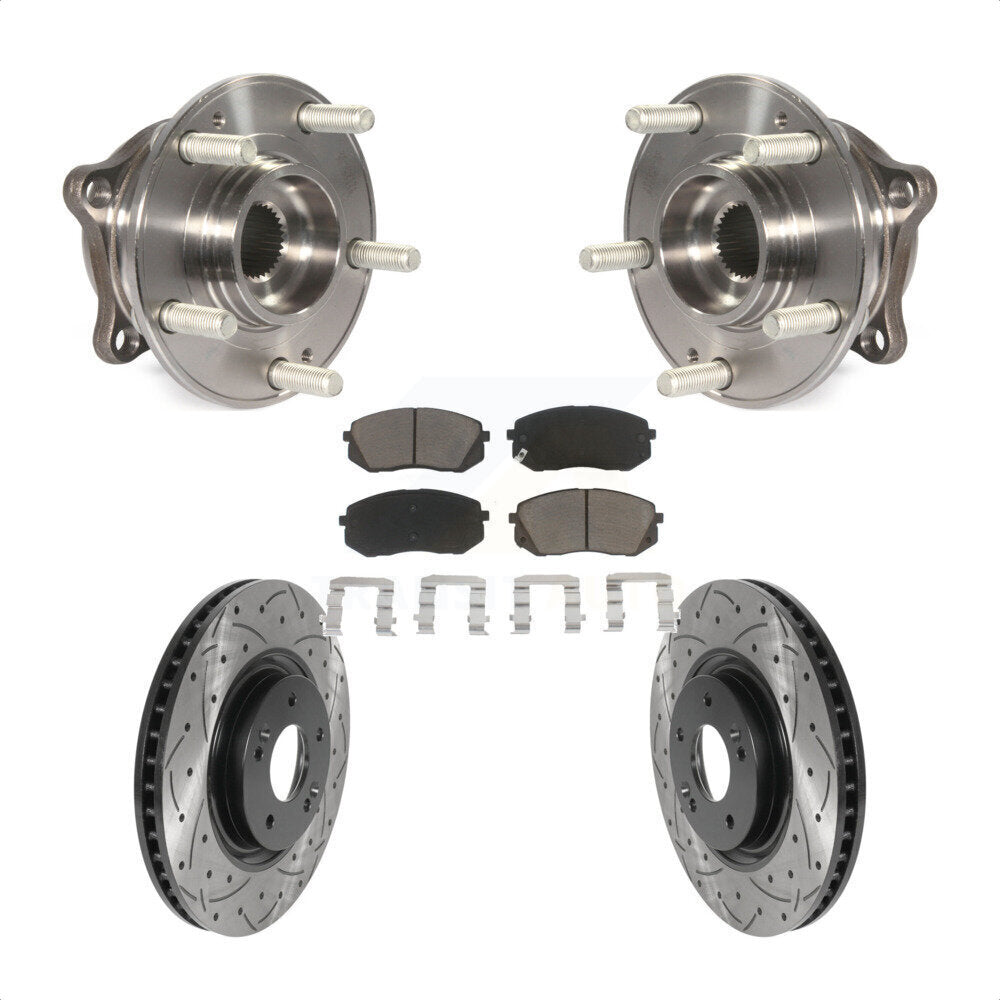 Transit Auto KBB-120142 Wheel Bearing and Hub Assembly for 2015-2016 Hyundai Tucson, Kia Cadenza, Hyundai Sonata - Front product image