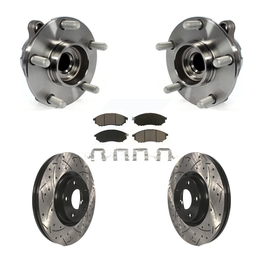 Transit Auto KBB-120145 Wheel Bearing and Hub Assembly for 2006-2020 INFINITI Q40, INFINITI Q70L, INFINITI QX70 & more - Front product image