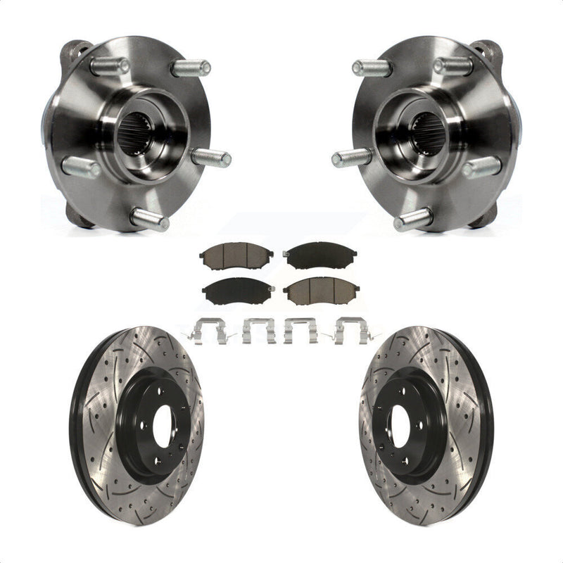 Transit Auto KBB-120146 Wheel Bearing and Hub Assembly for 2006-2019 INFINITI Q40, INFINITI Q70L, INFINITI QX70 & more - Front product image