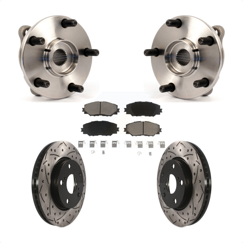 Transit Auto KBB-120166 Wheel Bearing and Hub Assembly for 2006-2018 Toyota Prius V, Lexus HS250h, Toyota RAV4 & more - Front product image