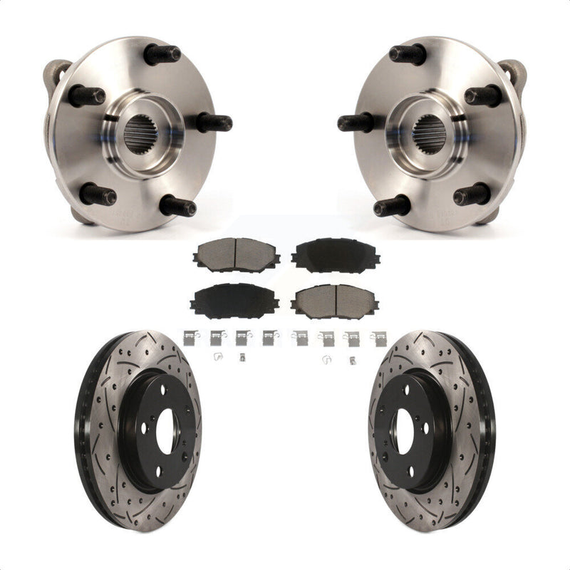 Transit Auto KBB-120166 Wheel Bearing and Hub Assembly for 2006-2018 Toyota Prius V, Lexus HS250h, Toyota RAV4 & more - Front product image