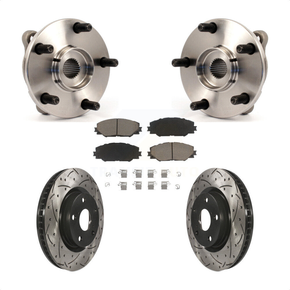 Transit Auto KBB-120167 Wheel Bearing and Hub Assembly for 2006-2018 Toyota Corolla iM, Scion iM, Scion tC & more - Front product image