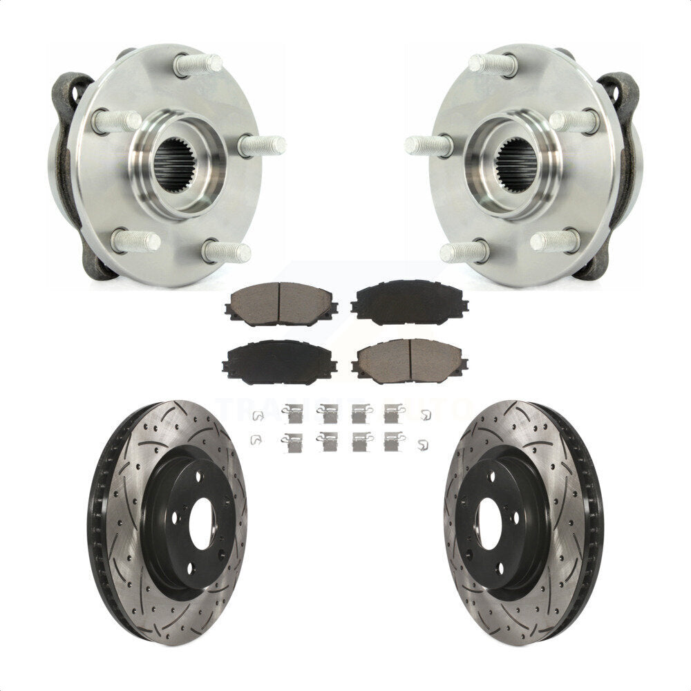 Transit Auto KBB-120168 Wheel Bearing and Hub Assembly for 2006-2020 Toyota RAV4, Toyota Mirai, Scion tC - Front product image