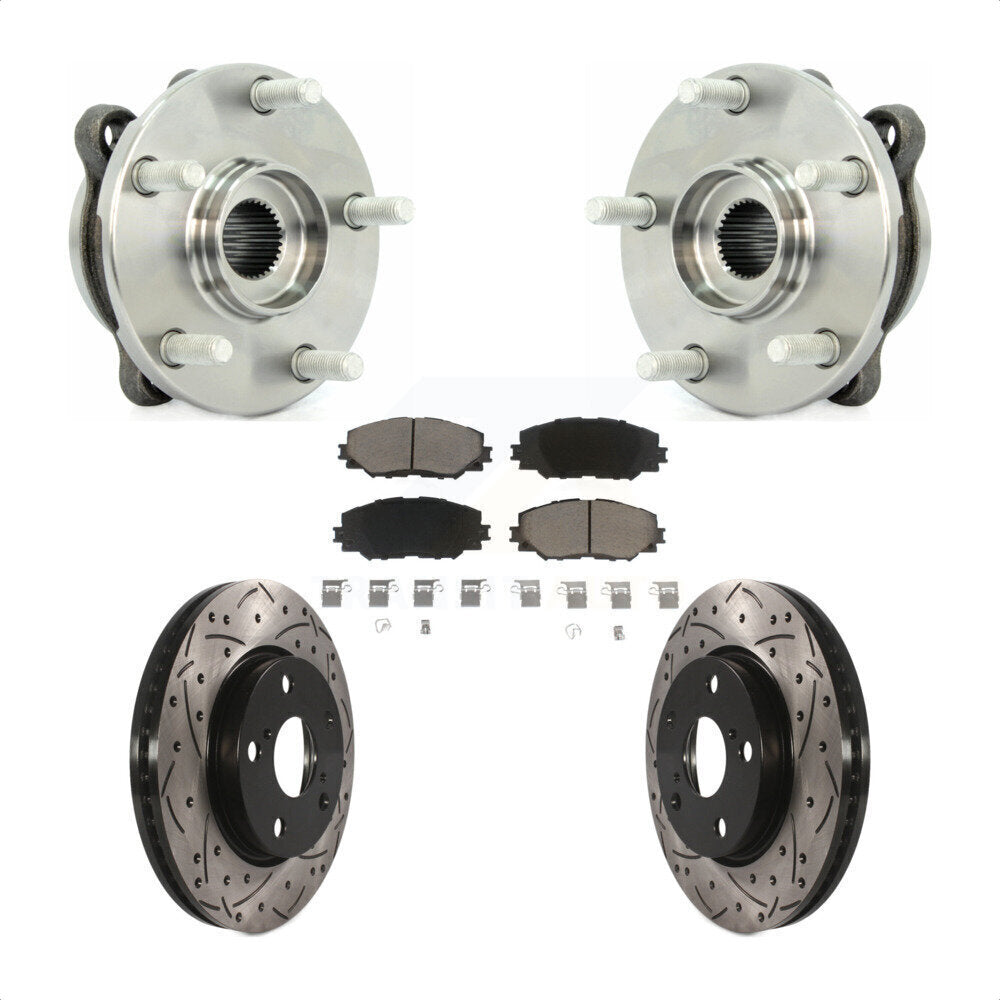 Transit Auto KBB-120169 Wheel Bearing and Hub Assembly for 2013-2018 Toyota RAV4 - Front product image
