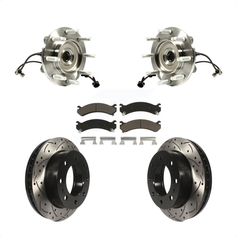 Transit Auto KBB-120171 Wheel Bearing and Hub Assembly for 2001-2007 Chevrolet Silverado 1500 HD Classic, Chevrolet Silverado 2500 HD Classic, GMC Sierra 1500 HD Classic & more - Front product image