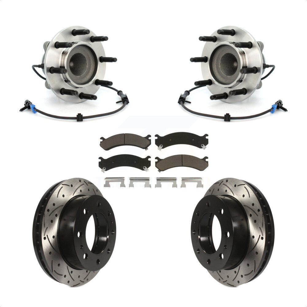 Transit Auto KBB-120172 Wheel Bearing and Hub Assembly for 1999-2017 GMC Savana 2500, Chevrolet Express 2500, Chevrolet Express 3500 & more - Front product image