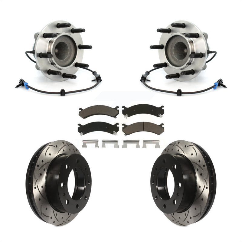 Transit Auto KBB-120172 Wheel Bearing and Hub Assembly for 1999-2017 GMC Savana 2500, Chevrolet Express 2500, Chevrolet Express 3500 & more - Front product image