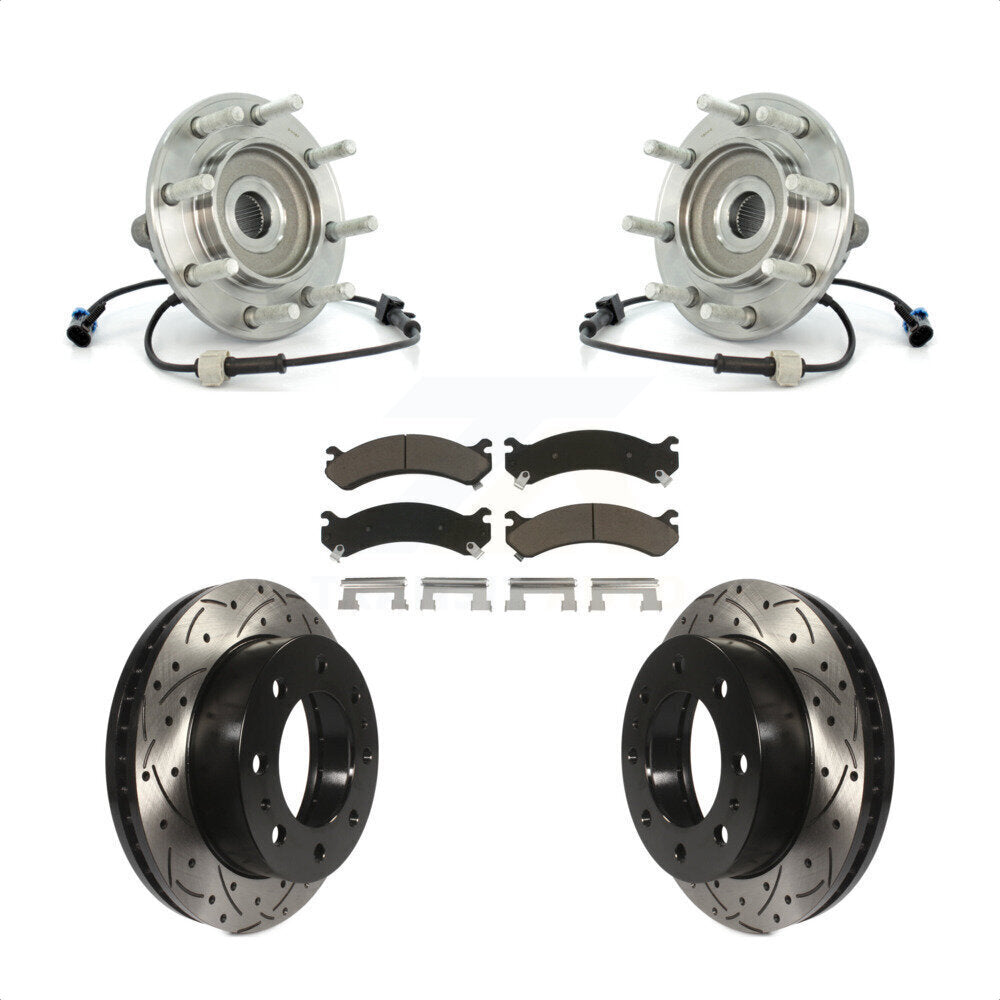 Transit Auto KBB-120174 Wheel Bearing and Hub Assembly for 2004-2007 Chevrolet Silverado 3500 Classic, GMC Sierra 3500 Classic, Chevrolet Silverado 3500 & more - Front product image