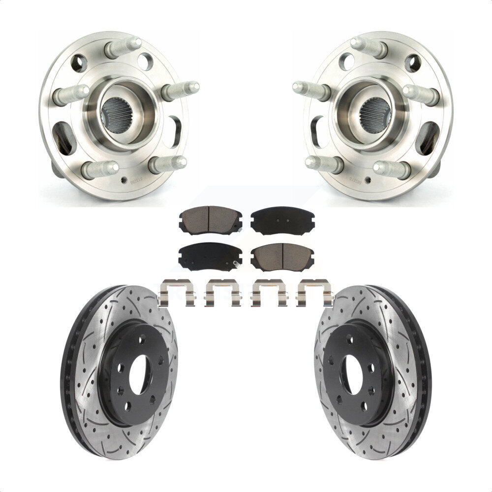 Transit Auto KBB-120177 Wheel Bearing and Hub Assembly for 2011-2017 Chevrolet Malibu Limited, Chevrolet Malibu, Buick LaCrosse & more - Front product image